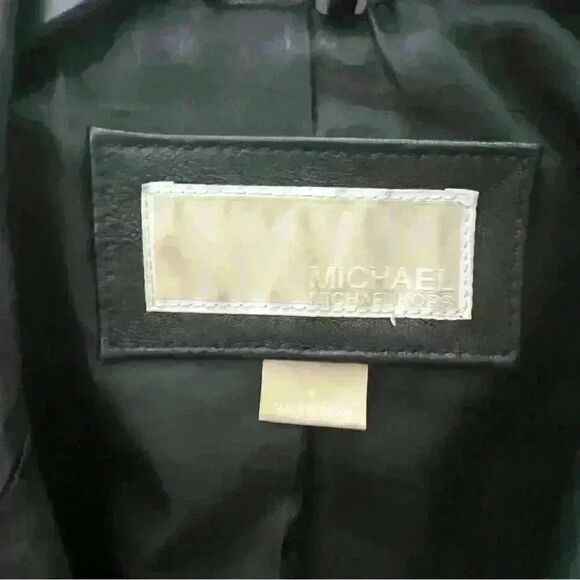 MICHAEL MICHAEL KORS Leather Moto Jacket - Picture 8 of 10